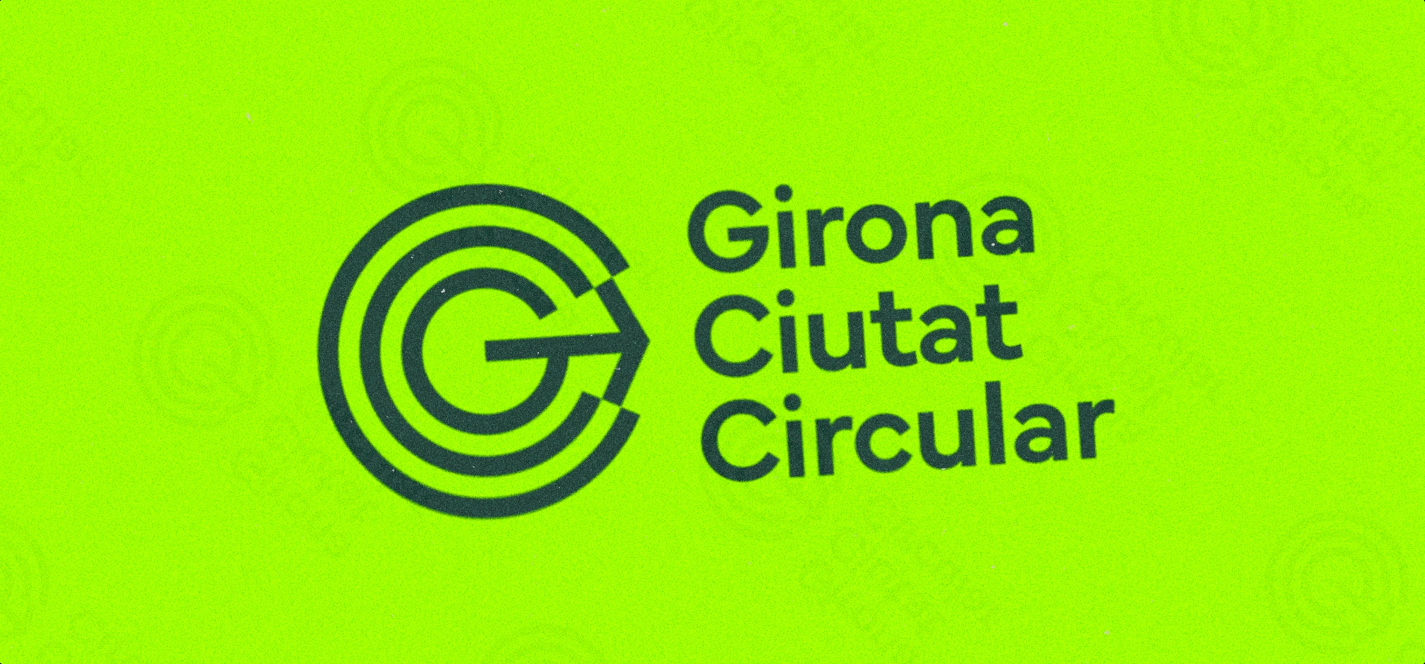 girona ciutat circular logotip